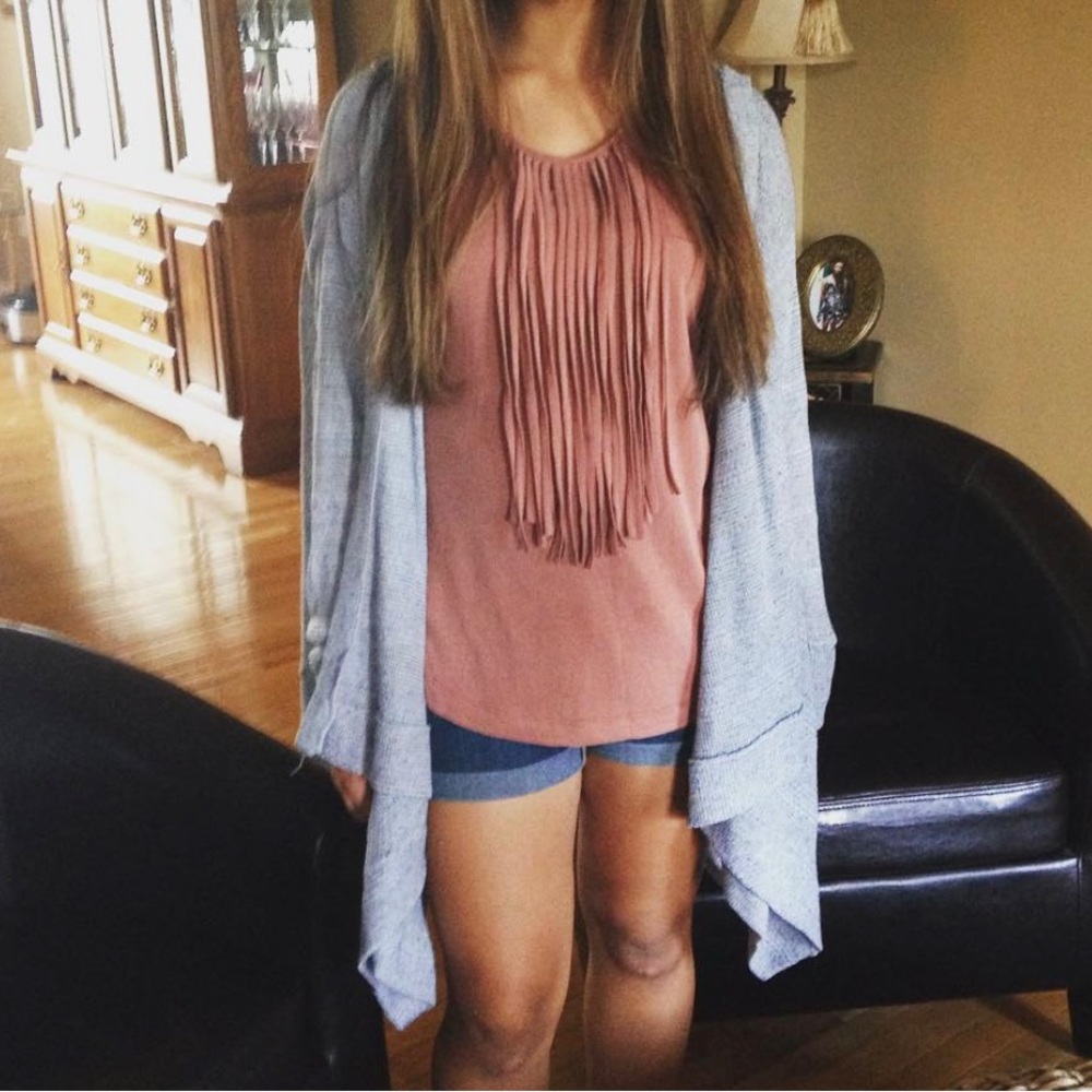 Medium Grey American Eagle Cardigan